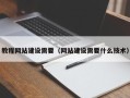 邓州教程网站建设需要（网站建设需要什么技术）